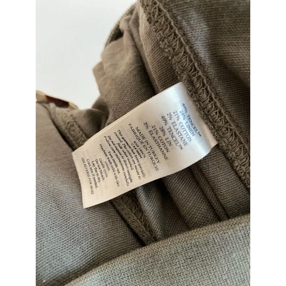 Faherty Arlie Day Pants in Surplus Green Joggers XS